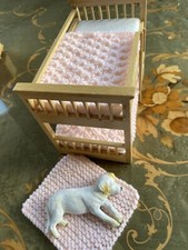 Dolls House Throws/Blankets for Bunk/Single beds X2 12th Scale with large rug 