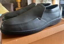 Padders Digger Men's Pewter Grey Slip On Leather Loafer Shoes UK Size 11 NEW