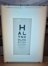 illuminated Display & Eye Test Chart light box