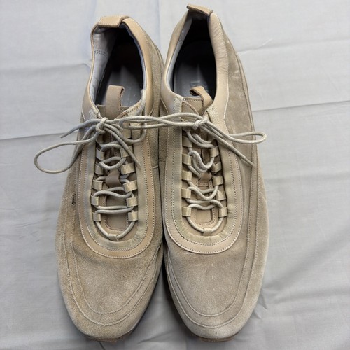 Grenson suede leather trainer - suede,