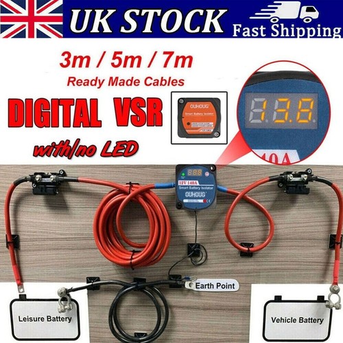 Split charge battery relay kit - split,