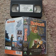 redwall vhs Brian Jacques' kids cartoon video tape