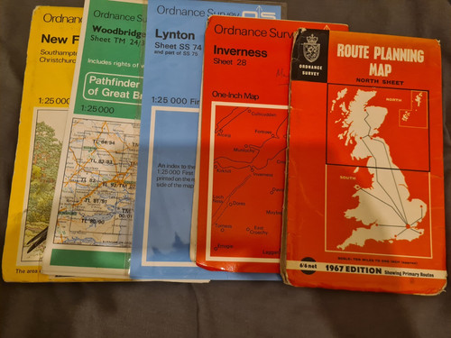 Ordnance survey maps - ordnance,