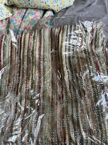 Unstitched cream beige piece - unstitched,