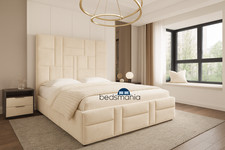 High Headboard Ottoman Bed –