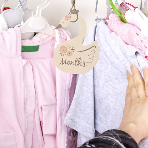 Wooden baby closet dividers - dividers, 7