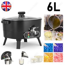 6L Wax Melter Electric Melting Pot Machine Pour Spout Candle Making DIY Handmake