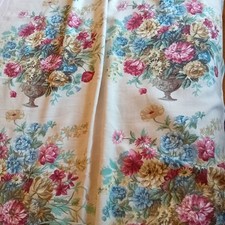 6yards Vintage Floral furnishing fabric,like sandersons,Cravendale,Glenfinnon.