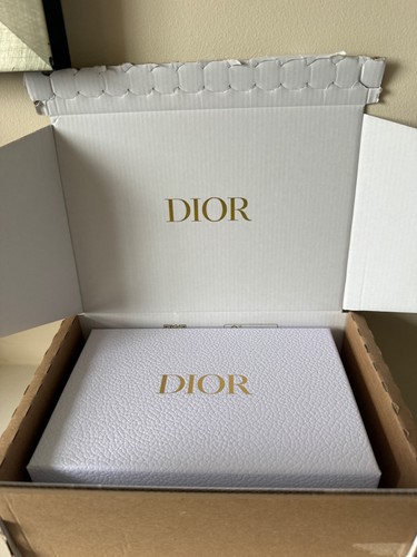 Dior white textured - white, box