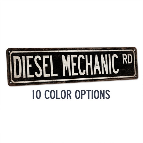 Diesel mechanic street - street, sign