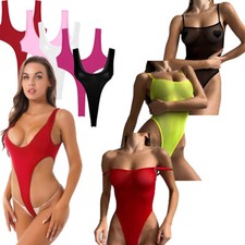 Womens Sheer Mesh See Through