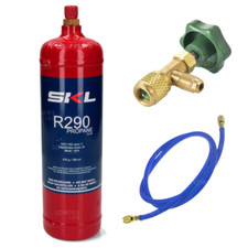 R290 Red Refrigerant Gas  For Refiling Fridges Service Kit