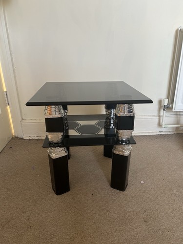 Square black clear - square, side