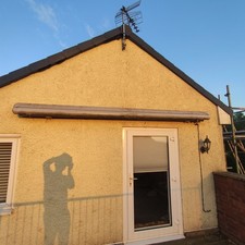  Large Retractable Garden Patio Canopy Shade Awning Shelter Porch Rain Cover