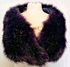 Biba Vintage Purple Faux Fur