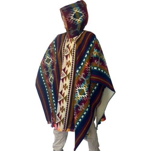 Alpaca wool poncho - poncho, men