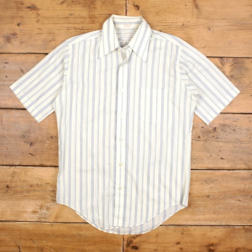 Vintage norris striped shirt - striped, m