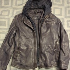 Massimo Dutti Mens hood Blue