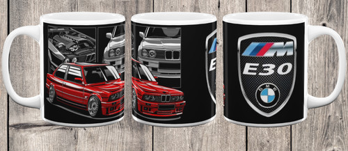 Bmw e30 11oz mug car - bmw,