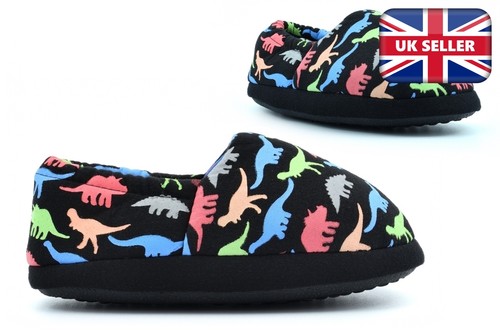 Boys slippers boy - slippers, dino