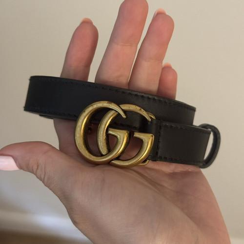 Gucci black leather skinny - gucci,