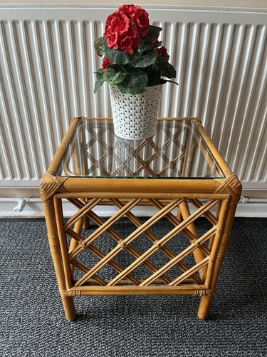 Vintage cane bamboo coffee - vintage,