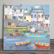 Cornish Harbour Ceramic Tile