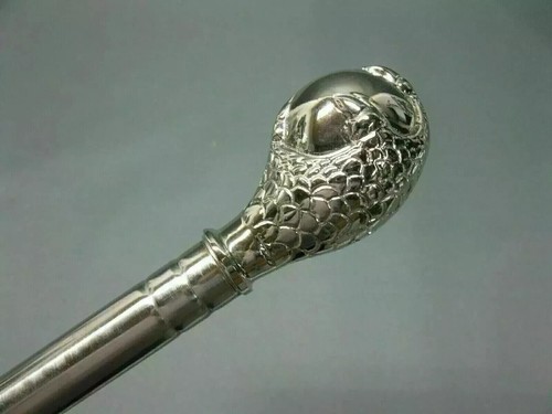 Antique silver finished - silver, head