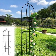 🔥1.9M Plant Support Garden Obelisk Climbing Twisting Frame Metal Stand Trellis