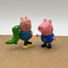 Peppa Pig George Pig Figures with Dinosaur Toy Set b2 Combined P&P Multi Buy