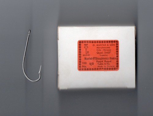 100 new mustad shaughnessy - 100,