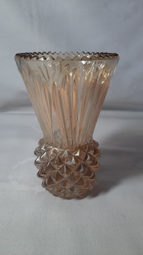 Vintage carnival glass vase - carnival,