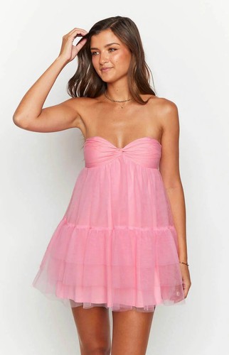 Sexy pink tulle empire - sexy,