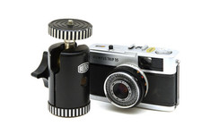 Bilora Vintage Tripod Head, Large Ball Head with Pan.