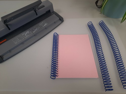 Spiral coil binder - binder, book