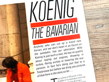 KOENIG CONVERSIONS FRAMEABLE WALL ART ORIGINAL CAR MAGAZINE REVIEW ROAD TEST