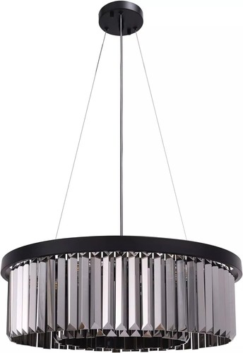 Chandelier black ceiling light - black,