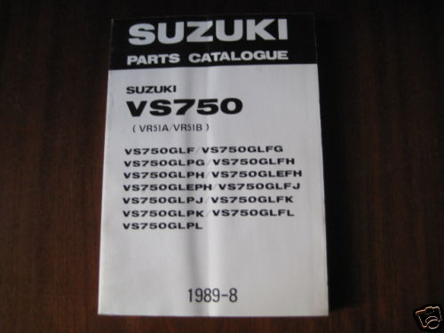 Parts catalog suzuki 750 - vs,