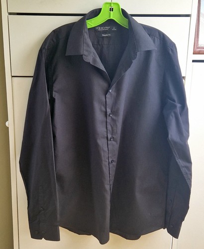 Mens black long sleeved shirt - long,