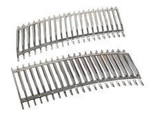 2 Chrome Bonnet Grille For BMW