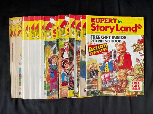 Rupert story land - in, comics