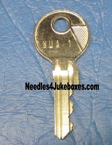 Wurlitzer wua1 jukebox key - wua1,