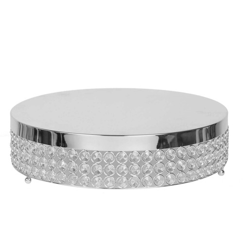Wide silver metal - silver, cake