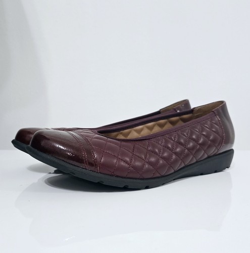 Womens pavers wide burgandy - pavers,