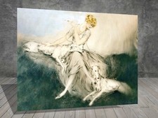 Louis Icart Lady with dogs