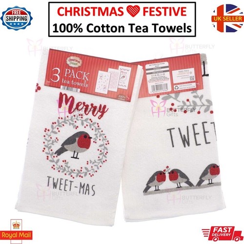 Christmas design tea - tea, towels