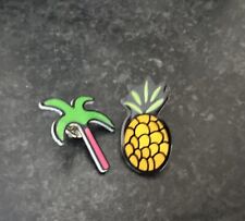 Palm tree & pineapple pins