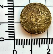 X469:  Charles 1st 1625-49 Official Mint Coin Weight for Hammered Gold Unite