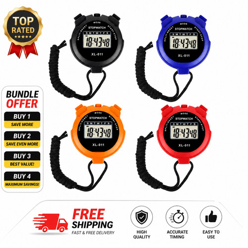Waterproof digital stopwatch - waterproof,