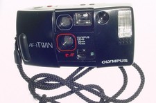 Olympus AF-1 Twin 35mm Film Point & Shoot Compact Camera 35-70mm Zoom Lens